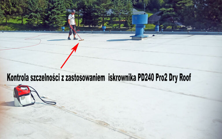 Przegląd dachu w Żywcu — widok główny.